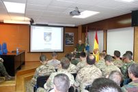 Un momento de los encuentros de coordinación entre los distintos mandos