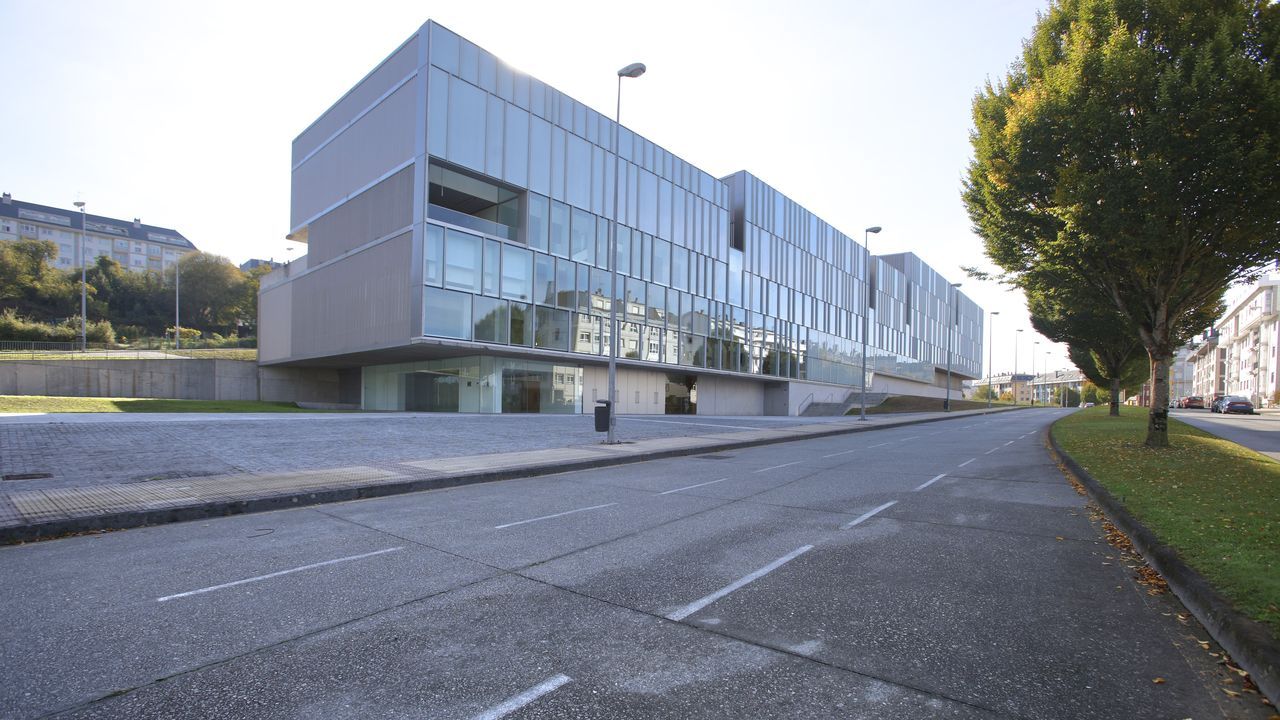 palomera.Los arquitectos destacan del auditorio de Lugo los diferentes volúmenes y su adaptación al terreno