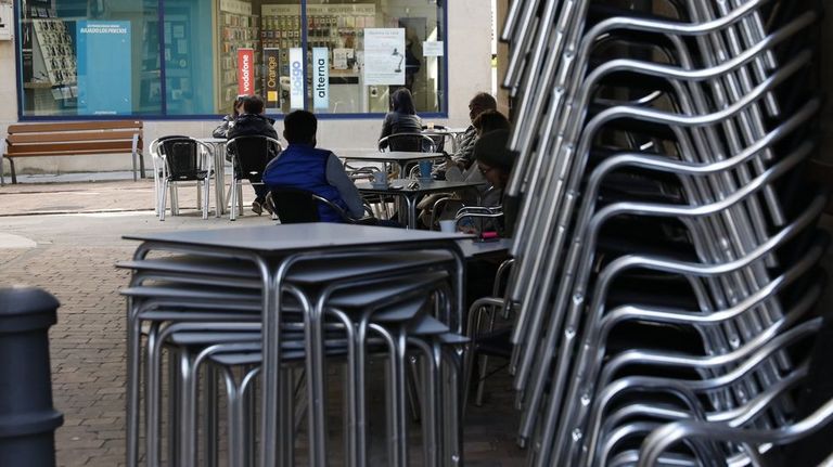 Imagen de archivo de la terraza de una cafetería