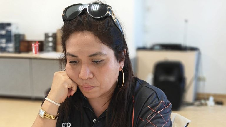 Lidia Karen Zapata es madre de tres hijos y ajedrecista de élite