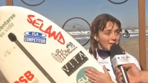 Carmen Lpez, surfista asturiana