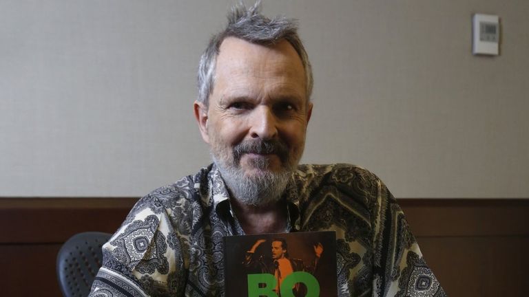 Miguel Bosé en una imagen de archivo en noviembre del 2022