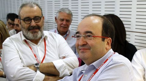 Comit Federal del PSOE. El primer secretario del PSC, Miquel Iceta
