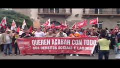 Manifestaci�n de funcionarios en A Coru�a