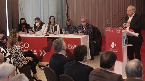 Lara Méndez presidió el congreso del PSOE de Lugo