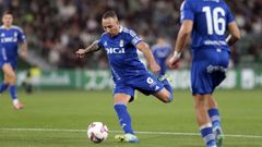 Santi Cazorla, durante el Elche-Real Oviedo