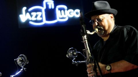 Actuación en el Festival de Jazz de Lugo, en el 2010, del saxofonista Joe Lovano