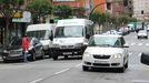 Tráfico en el barrio de El Llano de Gijón