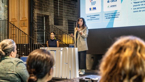 Lorena Poza, responsable de marketing, comunicacin y sostenibilidad de Bizum