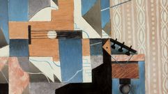 Juan Gris, La guitare sur la table (1913)