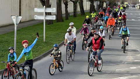 Un primaveral recorrido en bici por Ferrol en pleno enero