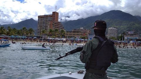 Embarcacin de patrulla de los Guardacostas de Venezuela
