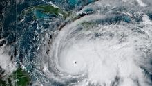 Imagen del huracán Melissa ayer al sur de Jamaica