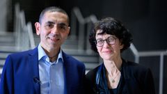 Los doctores alemanes Ugur Sahin y zlem Treid, ganadores junto con otros investigadores del Premio Princesa de Investigacin Cientfica y Tcnica 2021