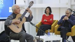 Pedro Soler, Anne Plantagenet y Lluis Pasquall inauguraron el festival Escenas do Cambio en la Cidade da Cultura. El evento y la institucin fueron reconocidas en el 2022.