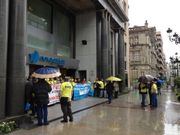 Preferentistas concentrados hoy ante la sede de NCG Banco