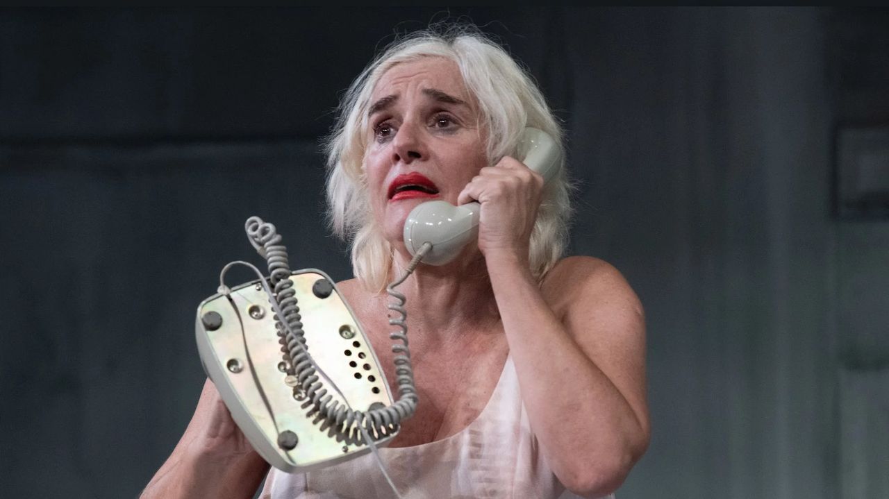 Ca&iacute;da del falso techo del Teatro Principal de Pontevedra actualizado.Anabel Alonso, en &laquo;La mujer rota&raquo;