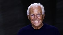 Giorgio Armani en la semana de la moda de Pars el pasado 25 de junio