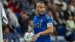 Santi Cazorla, durante el Real Madrid-Real Oviedo