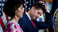 Paul Ryan, lder republicano en el Congreso, tuvo que defender a la CIA ante el desplante de Trump