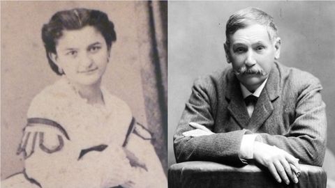 Emilia Pardo Bazán y Benito Pérez Galdós