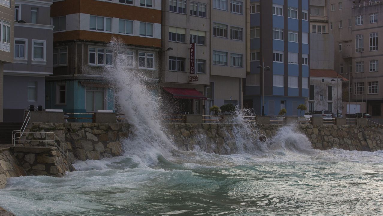 Los efectos del temporal en Galicia, en imgenes