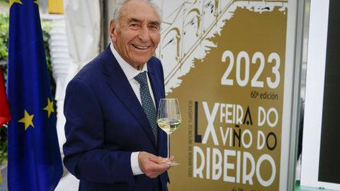 Juan Bande fue el pregonero de la LX Feira do Viño do Ribeiro.