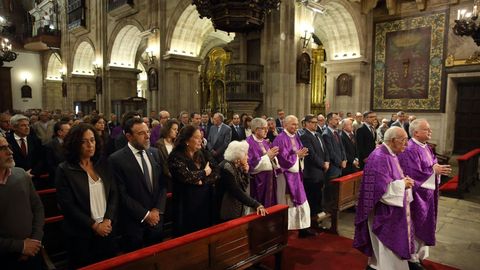 Meiln fue despedido con una ceremonia religiosa que el vicario del Opus Dei en Galicia, ngel Lashera, ofici en San Jorge, en A Corua