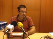 C�sar Santiso, durante la rueda de prensa