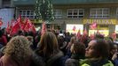 Concentracin por la huelga de supermercados, en Oviedo