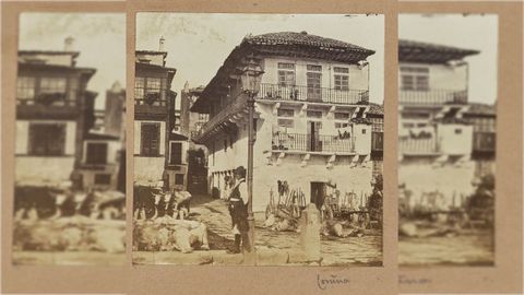 Imagen de 1858, posiblemente la más antigua que se conserva de A Coruña.