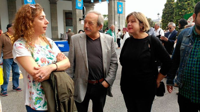 Wenceslao López, Ana Taboada y Cristina Pontón