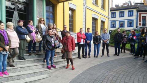 Concentraci�n contra la sentencia de la Manada, en Sotrondio