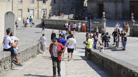 Pío XII, concurrida de turistas