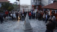 Imagen de archivo de un homenaje a las vctimas del 11-M en As Curuxeiras
