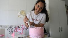 Este fin de semana Susana hizo un pastel muy especial de la Pantera Rosa para su ahijada de 4 aos.