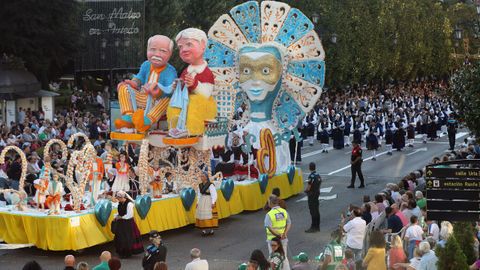 El desfile del Día de América en Asturias,