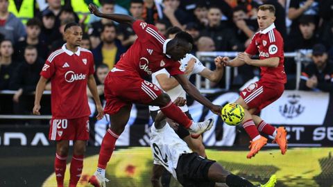 Una accin del Valencia-Sevilla