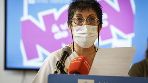 En el CHUO, una sanitaria víctima de violencia contó su caso para apoyar a otras mujeres a que hablen.