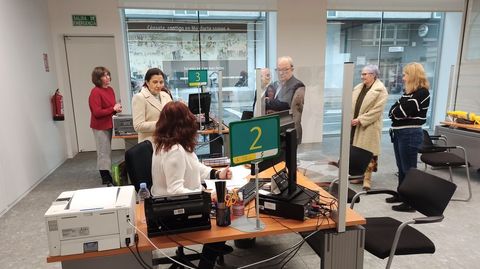 Las oficinas de la Seguridad Social en Monforte fueron sometidas a una intensa reforma para reorganizar espacios y acabar con el problema de humedades que sufrían