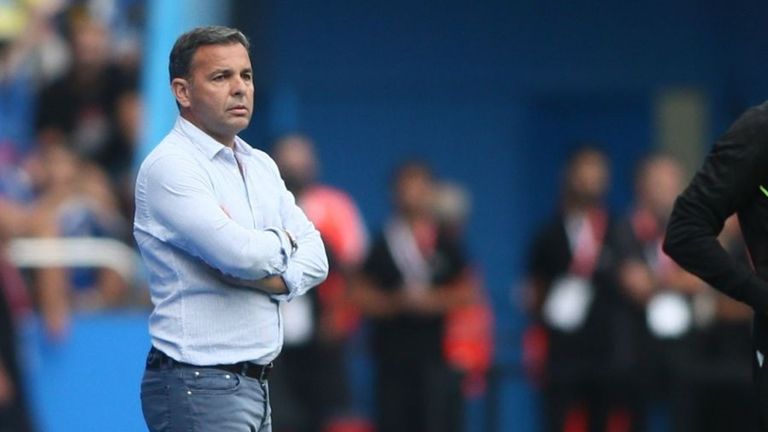 Javi Calleja, en Riazor