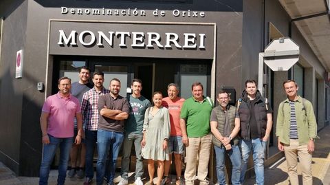 La sede del C.R.D.O. Monterrei acogió una cata de vinos de la Asociación de Sumilleres de Galicia Gallaecia