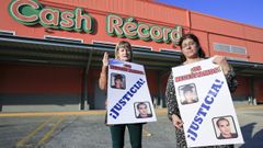 La lucha de las familias de las víctimas del crimen del Cash Record, en imágenes