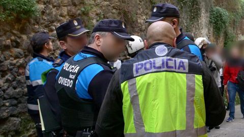 Controles en zonas de ocio nocturno, en Oviedo