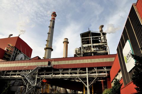 Biofábrica de Ence en Navia