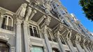 Detalle de la fachada de las Casas del Cuitu, uno de los edificios ms emblemticos de la calle Ura.