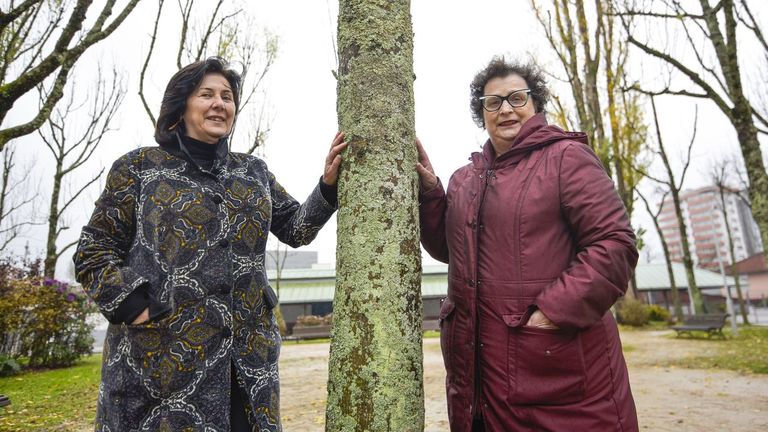 Teresa y Elisa, presidentas de comunidades de montes en Pontevedra: «As mulleres podemos e debemos estar tamén na xestión do monte»