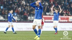 Ortu�o se lamenta tras una ocasi�n ante el Almer�a