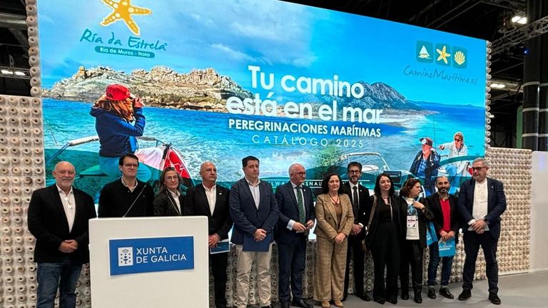 La ruta marítima del Camino por Muros-Noia es la propuesta que Ría da Estrela llevó a Fitur.