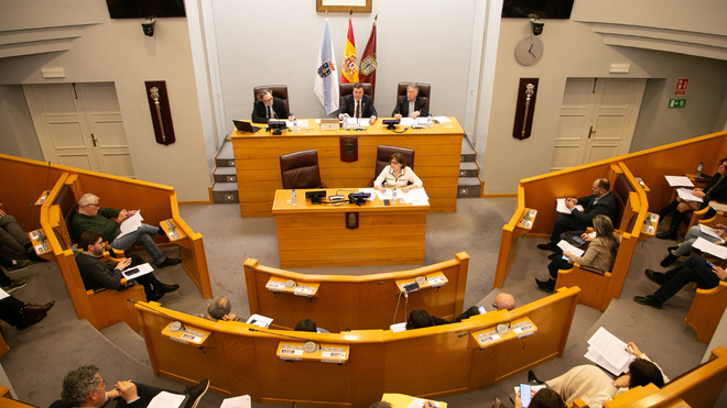 Imagen del pleno de la Diputaci&oacute;n.
